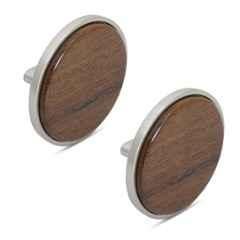 Plantex Knobs for Drawer/Round Drawer Knobs/Knobs for Cabinets/Pull-Push Knobs for Kitchen/Bedroom Drawer (Pack of 2) Big, Satin & Wood