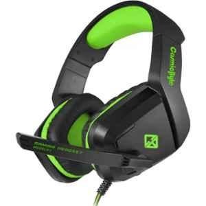 Cosmic Byte H1 Green Over Ear Wired Headset with Mic