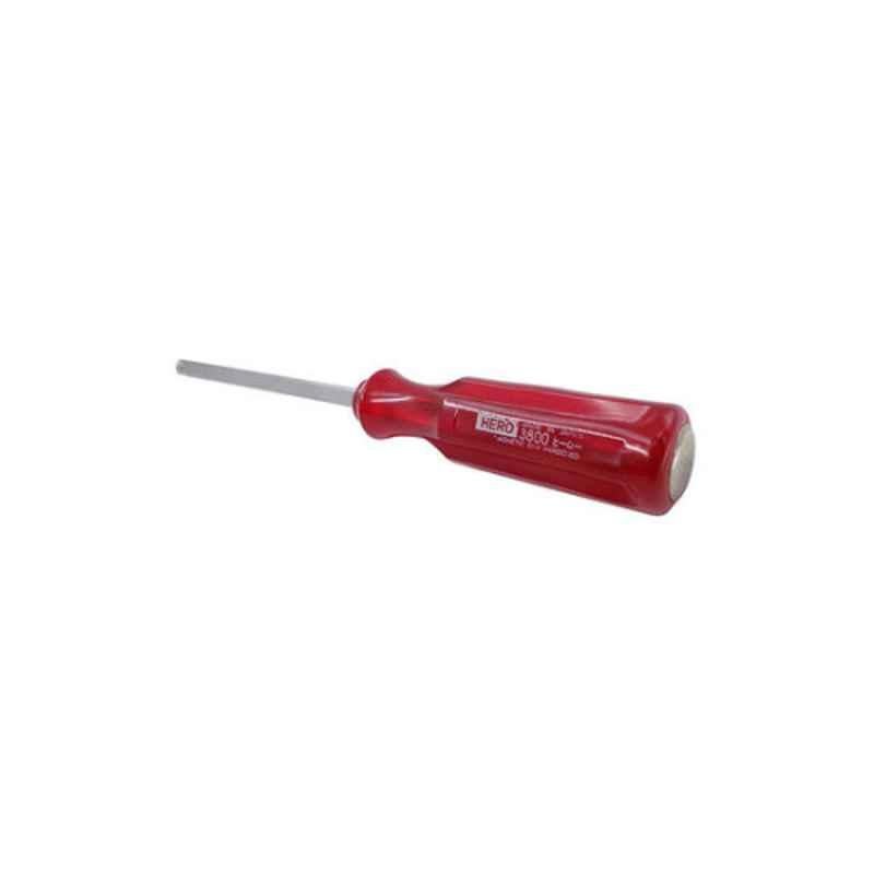 Hero 3800-10 10 inch Metal Silver Square Shank Go-Thru Screwdriver