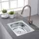 Acrome 24x18x10 inch Stainless Steel Glossy Finish Silver Single Bowl Kitchen Sink with Waste Coupling