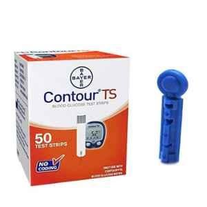 Bayer Contour TS Blood Glucose Meter with 100 Test Strip & Euroclix 25 Pcs 30 Gauge Blood Lancet Box