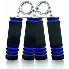QUIT-X 8.3cm Blue Quickly Increasing Wrist Forearm Finger Strength Hand Fitness Grip