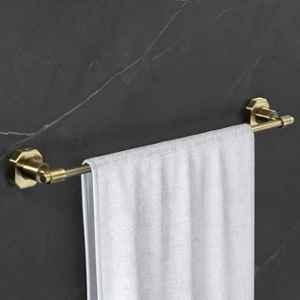 Plantex 304 Grade Stainless Steel Towel Rod/Towel Rack for Bathroom/Towel Bar/Hanger/Stand/Bathroom Accessories Nipron (24 inch-Brass Antique)