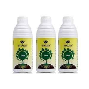 Utkarsh Zincoz 1 Litre Zinc Solubilizing Microorganism Bio Fertilizer (Pack of 3)