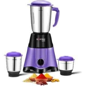 Moonstruck 750W ABS Purple Mixer Grinder with 3 Jars, Suprimo 750