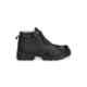 Eego Italy Leather Steel Toe Black Work Safety Boots, Size: 11, WW-88