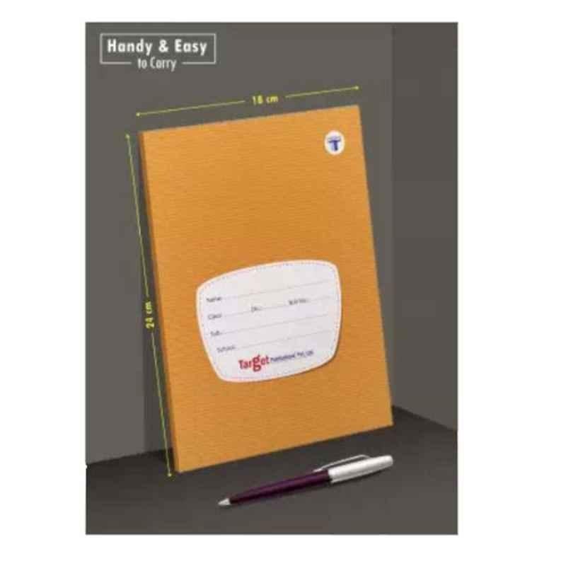 Target Publications 172 Pages Regular Single Line Small Notebooks for Students & Kids, New-1286 (Pack of 8)
