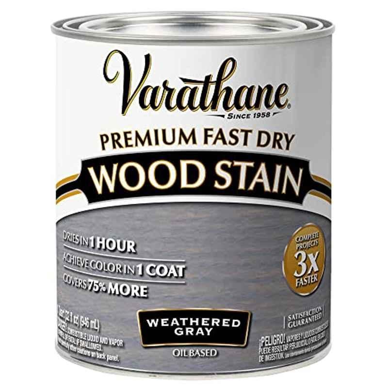 Rust-Oleum Varathane 946ml Weathered Gray Wood Stain Premium Fast Dry Coating, 269394