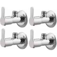 Senkiddpro Marc Brass Chrome Finish Wall Mounted Angle Cock (Pack of 4)
