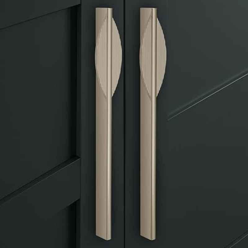 Plantex 288mm Aluminium Satin Pull Cabinet Handle for Home & Office, APS-DTC-5590-SATIN-288MM-PK-2 (Pack of 2)