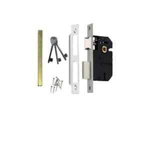 Onmax 8 inch Stainless Steel KY Type Mortise Door Lock Set, SML6+SS7804S