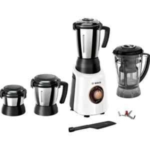 Bosch TrueMixx 750W White Mixer Grinder with 4 Jars, MGM6644WIN