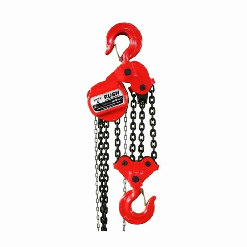 Swift 10 Ton 4m Chain Pulley Block with 4 Fall, Rush16
