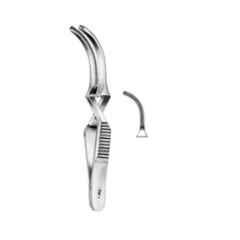 Alis 7.5cm/ 3 inch De-Bakey Curved, A-GEN-606-7