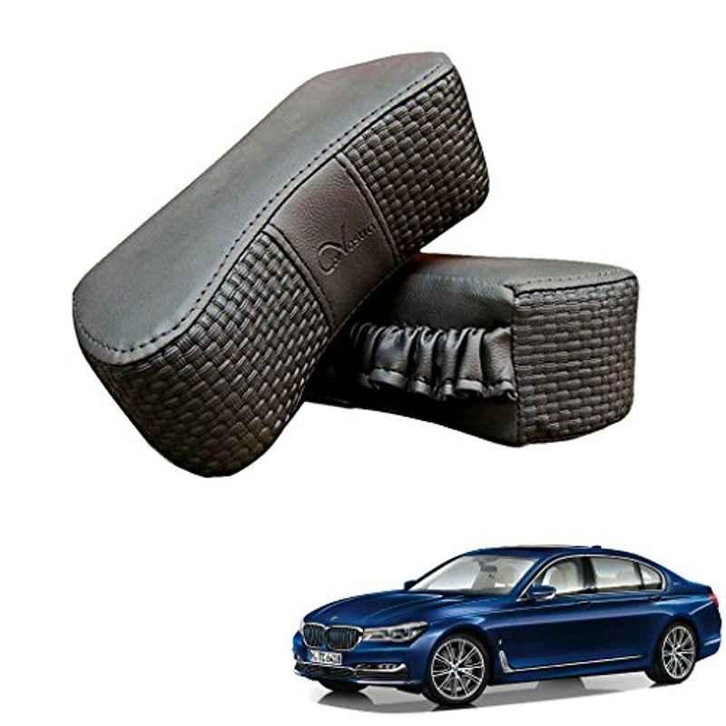Kozdiko 2 Pcs Memory Foam Grey Luxurious Neck Rest Cushion Pillow Set for BMW 7 Series