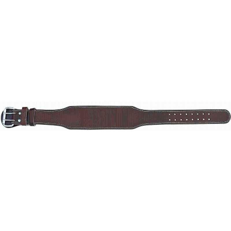 QUIT-X Suede Leather Black Double Prong Weight Power Lifting Belt, Size: Free