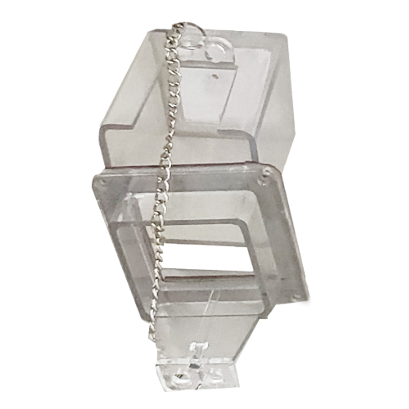 Lukko Safety Push Button Lockout Box with Hinged Lid & Retaining Chain, LS-EP52