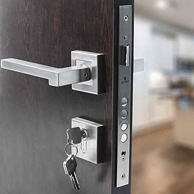 Buy Voltizi Rose Stainless Steel Matt Finish Both Side Key Mortise Door ...