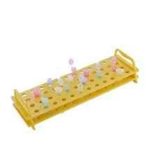 Abdos 8Pcs 24 Slots Yellow Rack for Micro Centrifuge Tubes, P20202