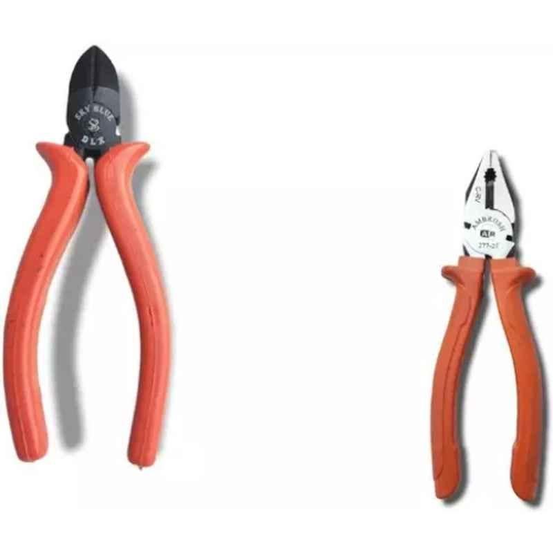 Sky Blue 2 Pcs 7.8 inch Lineman Plier Combo, SBE_PLIER_0554