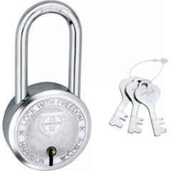 Harrison 50mm Stainless Steel Chrome Plated Finish Padlock with 3 Keys