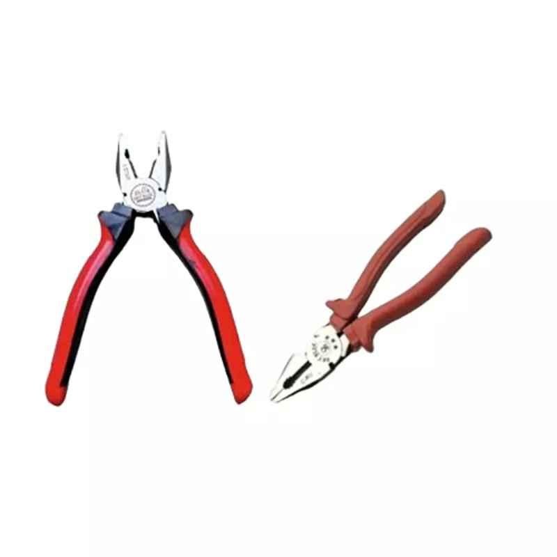 Sky Blue 8 inch Stainless Steel Lineman Plier, SBE456 (Pack of 2)