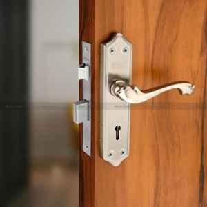 Duke 8 inch 25-40mm Stainless Steel Mortise Lock Set with 3 Keys & Brass Bolt, 309+2004SSKY