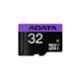 Adata 32GB Class 10 Purple & Black Premier UHS-I MicroSD Memory Card, AUSDH32GUICL10A1-R, AUSDH32GUICL10A1-R