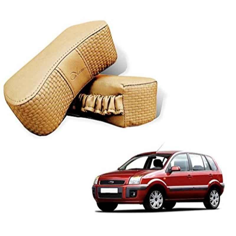 Kozdiko 2 Pcs Memory Foam Beige Neck Rest Cushion Pillow Set for Ford Fusion, Kozd-2230