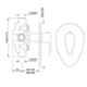 Jaquar Vignette Prime Stainless Steel 4-Way Divertor for Concealed Fitting, VGP-SSF-81421