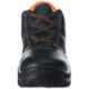 Aktion Rainbow R-704 Black & Orange Steel Toe Work Safety Shoes, Size: 11