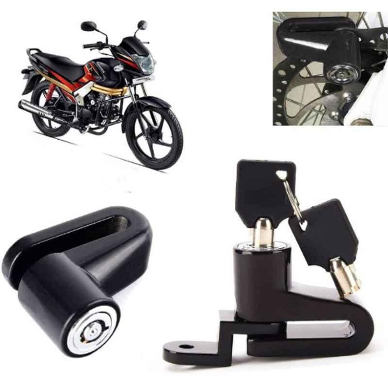 Auto Pearl Steel Black Heavy Duty Anti-Theft Disc Brake Lock for Centuro Rockstar, Lock_486