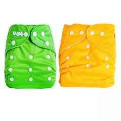 Fastgear Cotton Reusable Baby Diaper with Insert Pad, FG330, Size: Free Size