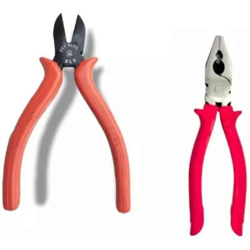 Sky Blue 2 Pcs 7.8 inch Groove Plier Combo, SBE_PLIER_COMBO_MOD_00748