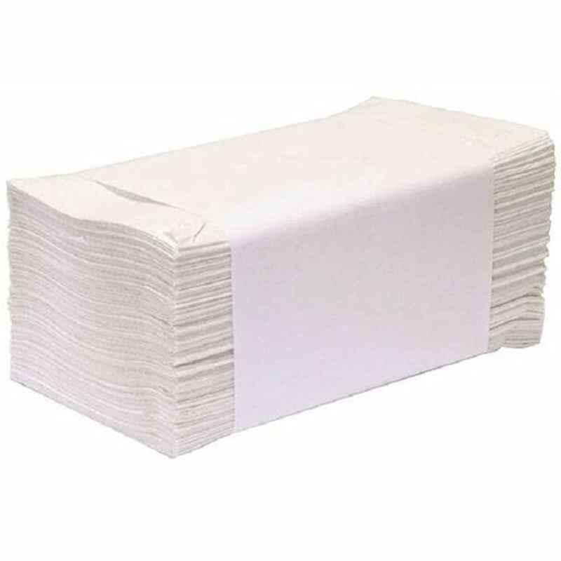 Intercare Singlefold Hand Towel, 1 Ply, 23x22.5cm, White, 267 Sheets/Pack