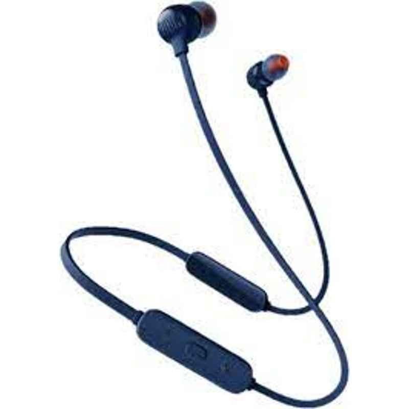 JBL T125BT Blue Wireless Bluetooth Ear Headphone