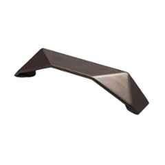 RAB 96mm Zinc Black Satin Matt Finish Drawer Pull Handle, N1110 (Pack of 4)
