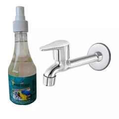 Fastgear Stainless Steel Silver Chrome Finish Bib Tap, FG1152