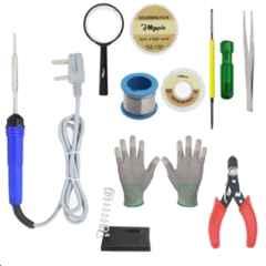 Hillgrove HGCM111 25W Electronic 10 in 1 Mobile Soldering Iron Equipment Tool Kit