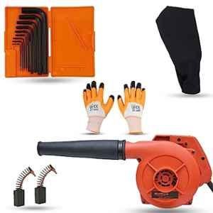 Walkers 800W Plastic Red Electric Air Blower with Carbon Brushes, Gloves & 9 Pcs Allen Key, WKCB303