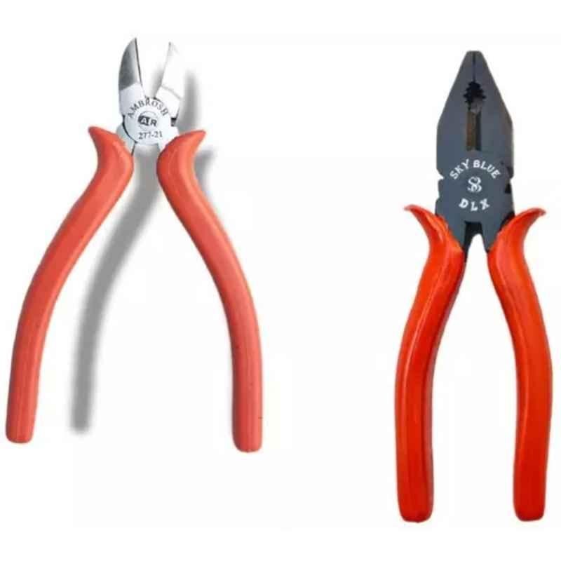 Sky Blue 2 Pcs 7.8 inch Stainless Steel Groove Plier Combo, SBE_PLIER_0344