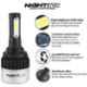Miwings Genuine H8/H9/H16 Hi/Lo 9000Lm 6500K 72 W Led Automotive Headlight Bulbs Auto Conversion Driving Lamp Cool White