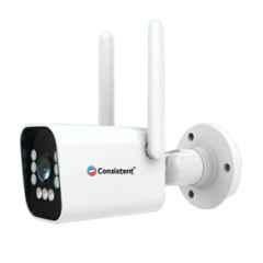 Consistent CEYE 3MP Smart Wi-Fi IP66 Outdoor Security Bullet Camera with Human Detection, CT-CM-BW3M
