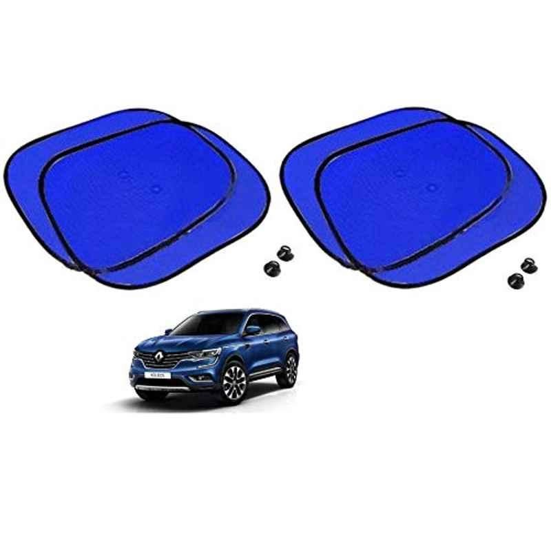 Kozdiko 4 Pcs Blue Chipkoo Car Window Sunshade Curtain Set for Renault Koleos, koz_82915