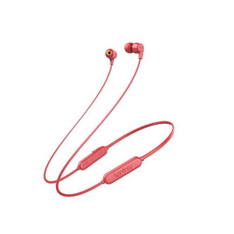 Infinity by Harman Tranz 300 Red Pure Bass in Ear Headphone with Mic, INFTRZ300RED