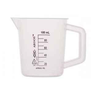 Abdos 6Pcs 100ml PP Beakers with Handle, P50802