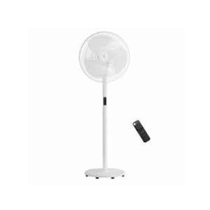 Atomberg Izar 105W Snow White Hi-Speed Pedestal Fan with 6 Speed Setting & Remote, Sweep: 400mm