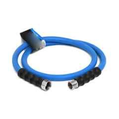 Zephyr 25mm 15m Rubber Blue Rubber Hot & Cold Water Garden Hose with Fitting, ZW2515