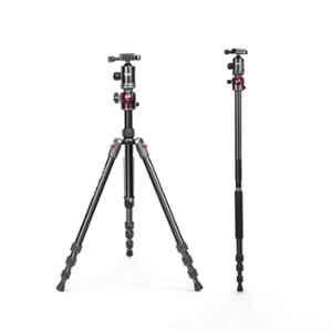 Digitek 1510mm 2-in-1 Foldable Aluminum Tripod Cum Monopod with Swivel Pan Head & 4 Section Adjustment, DTR 520 BH