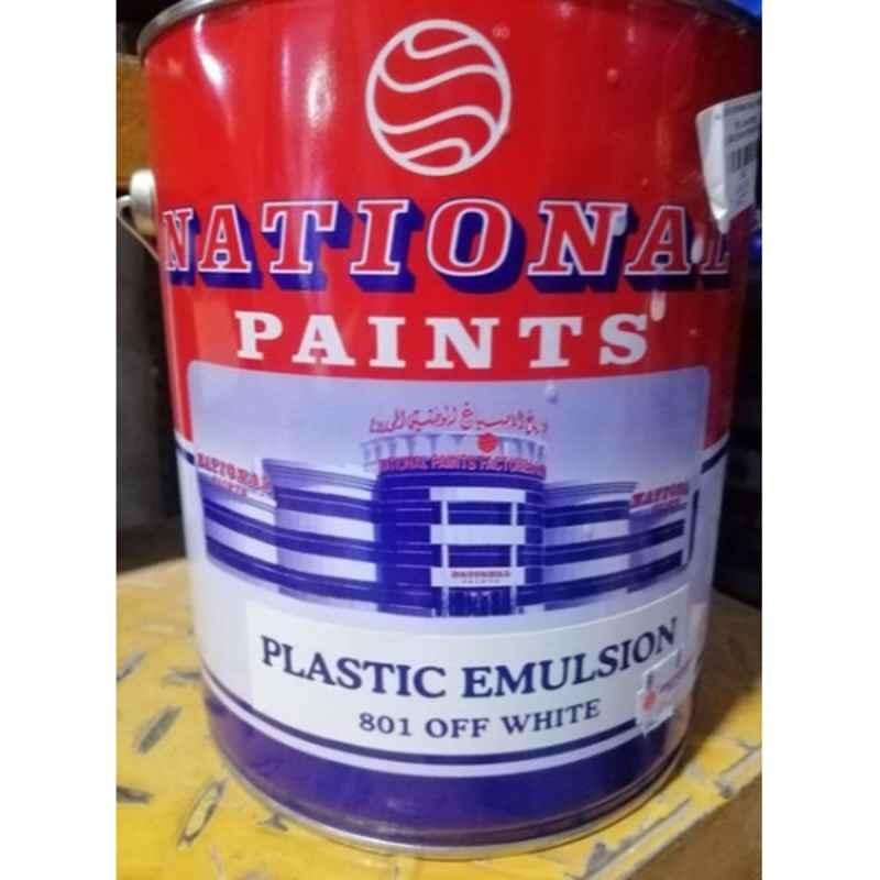 National Paints Light Yellow (833) Plastic Emulsion, NP-801-3.6
